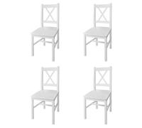 2/4/6x Dining Chairs Wood Kitchen Furniture Seat Set Multi Colours vidaXL