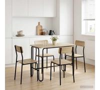 VidaXL Dining Table 100 X 50 X 75 Cm Engineered Wood Sonoma Oak