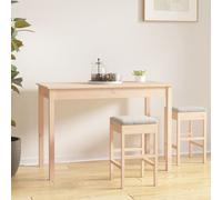 vidaXL Dining Table 110x55x75 cm Solid Wood Pine