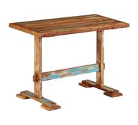 vidaXL Dining Table 110x55x78 cm Solid Wood Reclaimed
