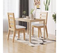 Vidaxl Dining Table 110X70X75 Cm Solid Wood Acacia