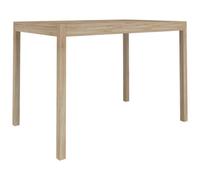 Vidaxl Dining Table 110X70X75 Cm Solid Wood Acacia