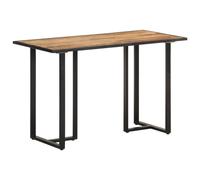 vidaXL Rough Mango Wood Dining Table 120 cm Kitchen Dining Room Dinner Desk
