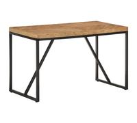 vidaXL Dining Table 120x60x76 cm Solid Acacia and Mango Wood