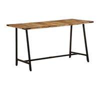 vidaXL Dining Table 140x70x75 cm Solid Wood Mango dining room table