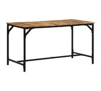 vidaXL Dining Table 140x70x75 cm Solid Wood Rough Mango dining room table