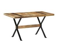 Vidaxl Dining Table 140X70X76 Cm Rough Mango Wood