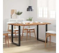 Vidaxl Dining Table 154X80X76 Cm Solid Acacia Wood