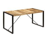 vidaXL Dining Table 160x80x75 cm Solid Mango Wood