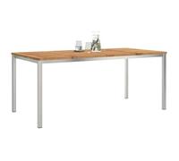 DiningTable Brown Garden Outdoor Patio Furniture Al Fresco Terrace vidaXL