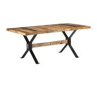 Vidaxl Dining Table 180X90X76 Cm Rough Mango Wood