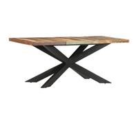 Vidaxl Dining Table 180X90X76 Cm Solid Reclaimed Wood