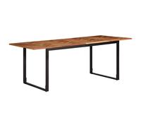 vidaXL Dining Table 200x100x75 cm Solid Wood Acacia