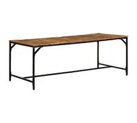 vidaXL Dining Table 200x100x75 cm Solid Wood Rough Mango dining room table