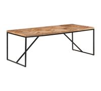 vidaXL Solid Acacia and Mango Wood Dining Table Wooden Dinner Desk Kitchen