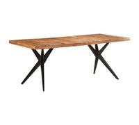 Vidaxl Dining Table 200X90X76 Cm Solid Acacia Wood