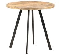 Vidaxl Dining Table 80 Cm Rough Mango Wood