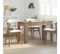 Dining Table Kitchen Table Dining Room Dinner Table Engineered Wood vidaXL