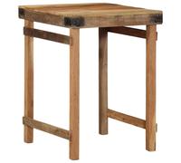 vidaXL Dining Table Brown 60 x 55 x 76 cm Solid reclaimed wood