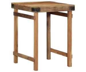 vidaXL Dining Table Brown 60 x 55 x 76 cm Solid reclaimed wood