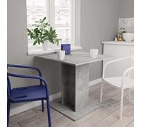 vidaXL Dining Table Concrete Grey 80x80x75 cm Engineered Wood
