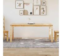 vidaXL Dining Table Kitchen Table Dining Room Dinner Table Solid Wood Pine