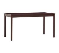 vidaXL Dining Table Dark Brown 140x70x73 cm Pinewood UK HOT