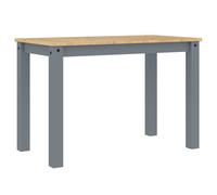 vidaXL Dining Table Dining Room Kitchen Dinner Table Grey Solid Wood Pine