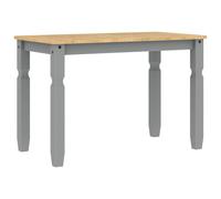 vidaXL Dining Table Dining Room Kitchen Dinner Table Grey Solid Wood Pine