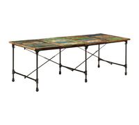vidaXL Dining Table Dining Room Kitchen Dinner Table Solid Wood Reclaimed
