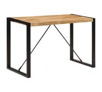 vidaXL Dining Table Dining Room Table Kitchen Table Solid Rough Wood Mango