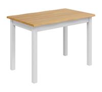 VidaXL Dining Table EKAI Solid Pine Wood Live Edge Modern Industrial Furniture
