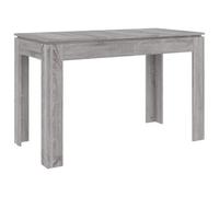 Vidaxl Dining Table Grey Sonoma 120X60X76 Cm Engineered Wood