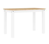 vidaXL Dining Table Kitchen Table Dining Room Table White Solid Wood Pine