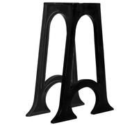 vidaXL 2x Dining Table Legs with Arched Base A-Frame Cast Iron Desk Support