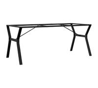 vidaXL Dining Table Legs Y-Frame Desk Legs DIY Metal Furniture Legs Steel