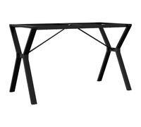 vidaXL Dining Table Legs Y-Frame Desk Legs DIY Metal Furniture Legs Steel