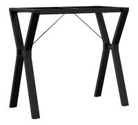 vidaXL Dining Table Legs Y-Frame Desk Legs DIY Metal Furniture Legs Steel