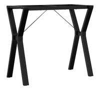 vidaXL Dining Table Legs Y-Frame Desk Legs DIY Metal Furniture Legs Steel