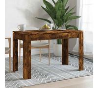 vidaXL Dining Table Smoked Oak 120x60x76 cm Engineered Wood