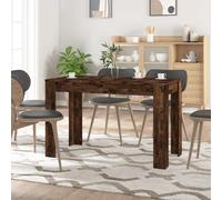 vidaXL Dining Table Brown Oak 120x60x76 cm Engineered Wood