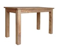 Vidaxl Dining Table Solid Mahogany Wood 120X60X77 Cm