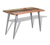 vidaXL Dining Dinner Table Wooden Kitchen Furniture Home Solid Reclaimed Wood