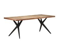 vidaXL Dining Table Solid Reclaimed Wood Wooden Kitchen Furniture Dinner Desk