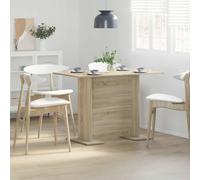 vidaXL Dining Table Sonoma oak 110 x 60 x 75 cm Engineered wood