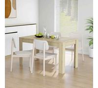 Dining Table Sonoma Oak 140x74.5x76cm Engineered Wood GF0