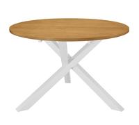 Dining Table White 120x75 cm MDF