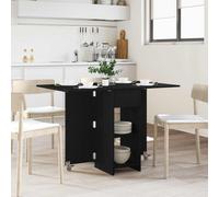 vidaXL Dinning Table 115 x 70 x 75 cm Engineered Wood Black Oak