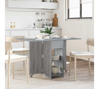 vidaXL Dinning Table 115 x 70 x 75 cm Engineered Wood Grey Sonoma