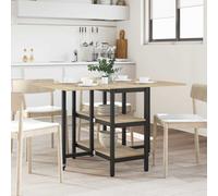 vidaXL Dinning Table 122 x 80 x 76.5 cm Engineered Wood Sonoma Oak
